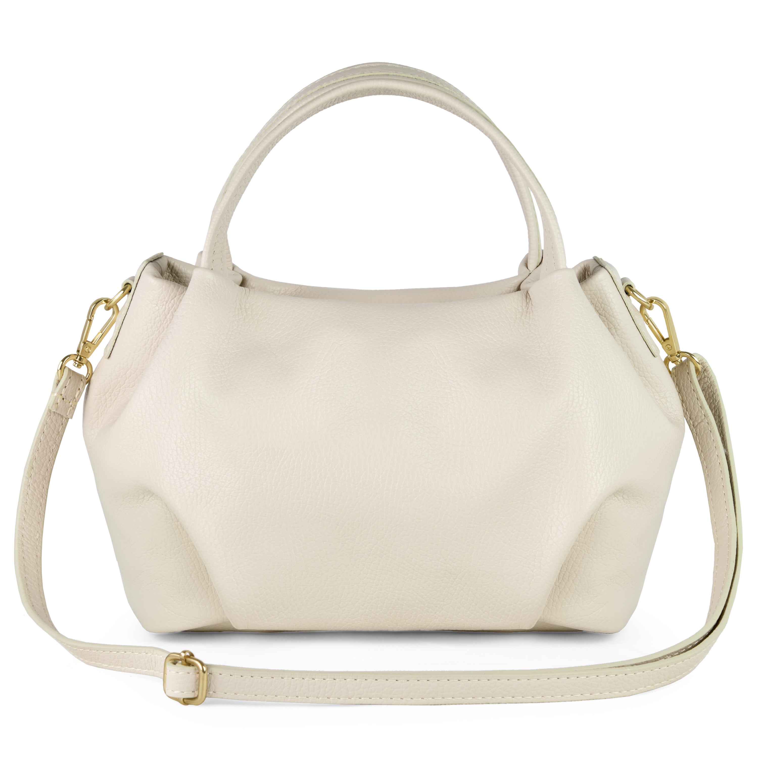 TAKEASY Italian Genuine Leather Top-Handle Bag for Women with Strap