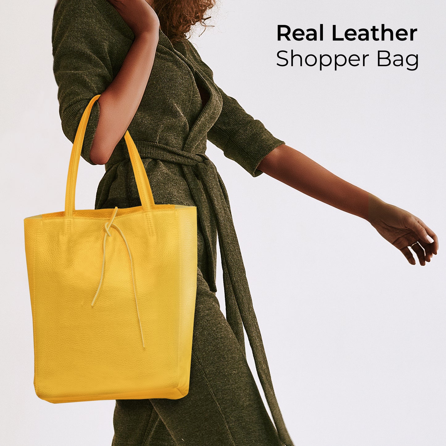Calf Leather Tote Bag 201718