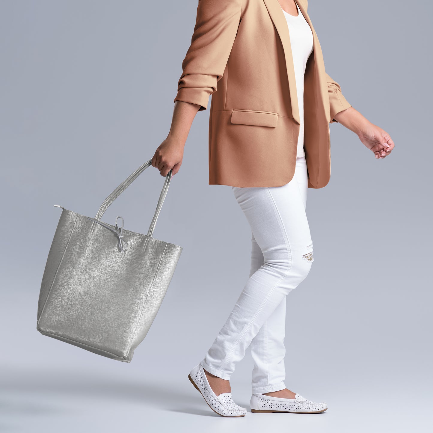 Calf Leather Tote Bag 201718