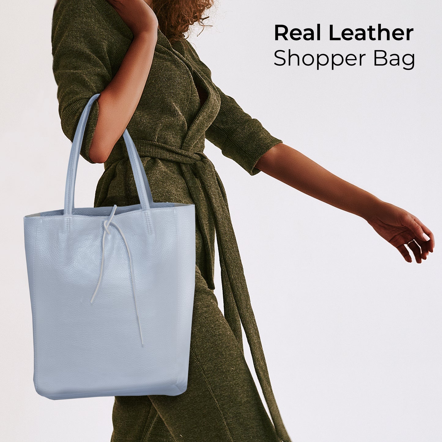 Calf Leather Tote Bag 201718