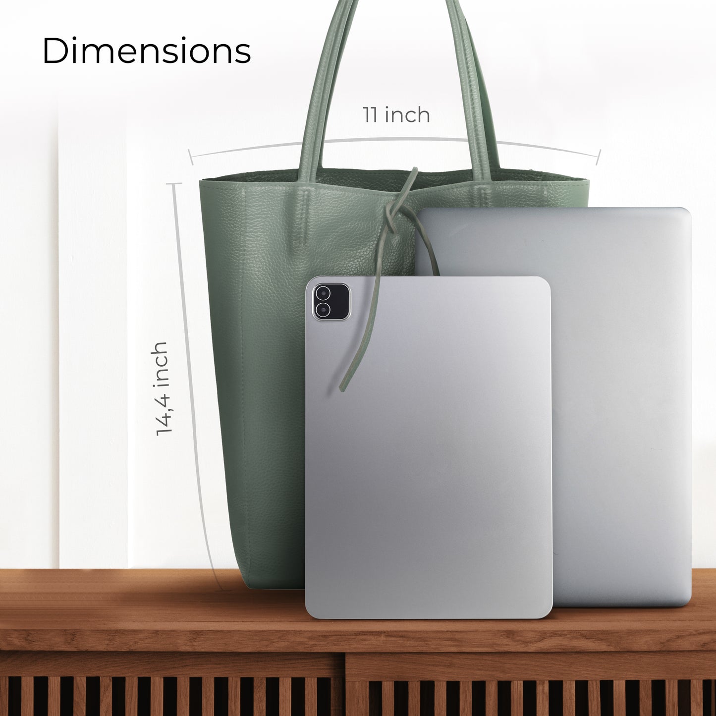Calf Leather Tote Bag 201718