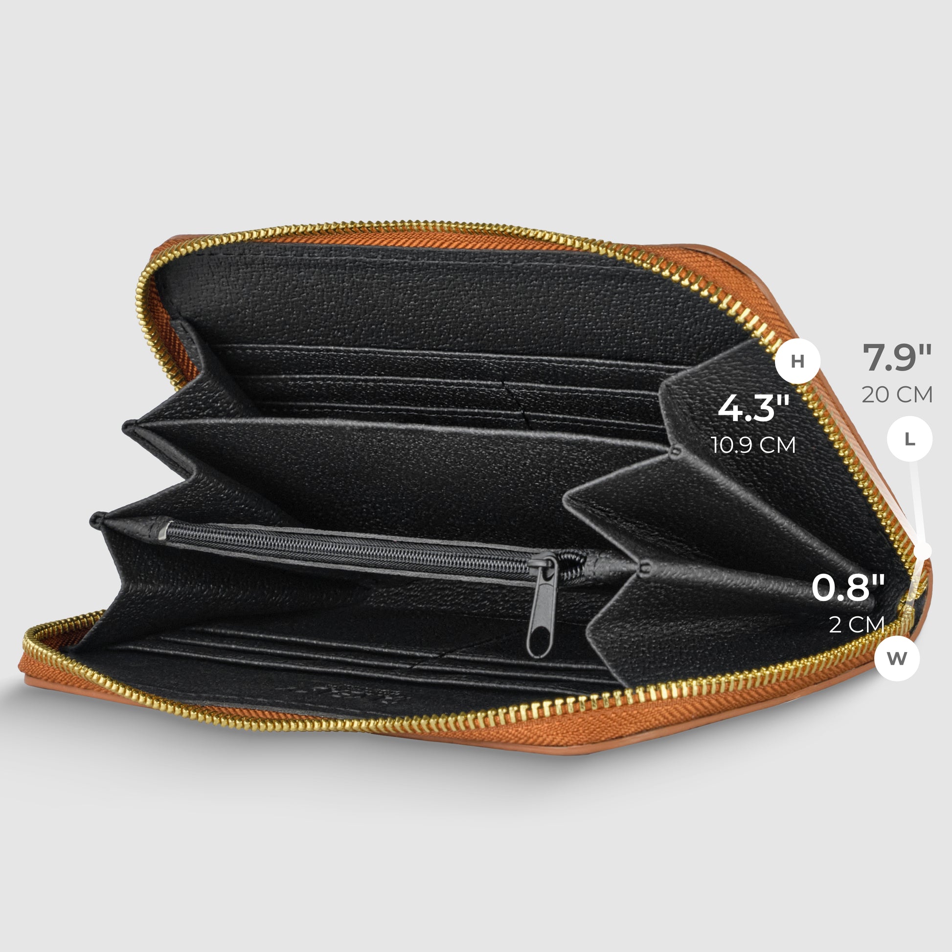 backpack zipper leather wallets Genuine Full Soft Bag Man Waist Pouch Sling Cellphone Daviscase It includes multiple card slots for all your essential cards SteinMart.com | Calf Leather Wallet