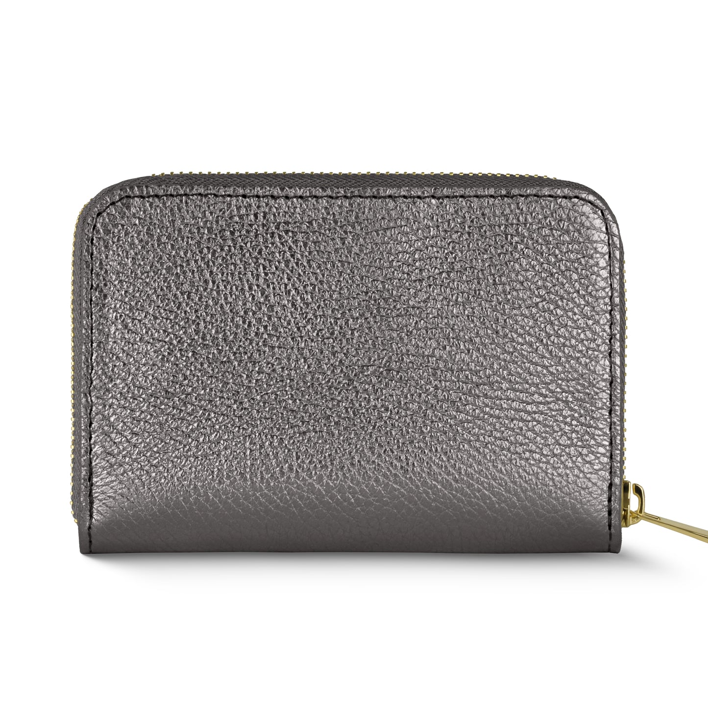 Metallic Calf Leather Wallet