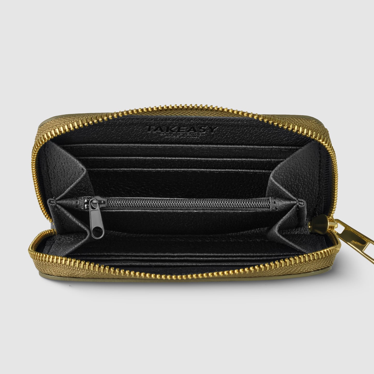 Metallic Calf Leather Wallet