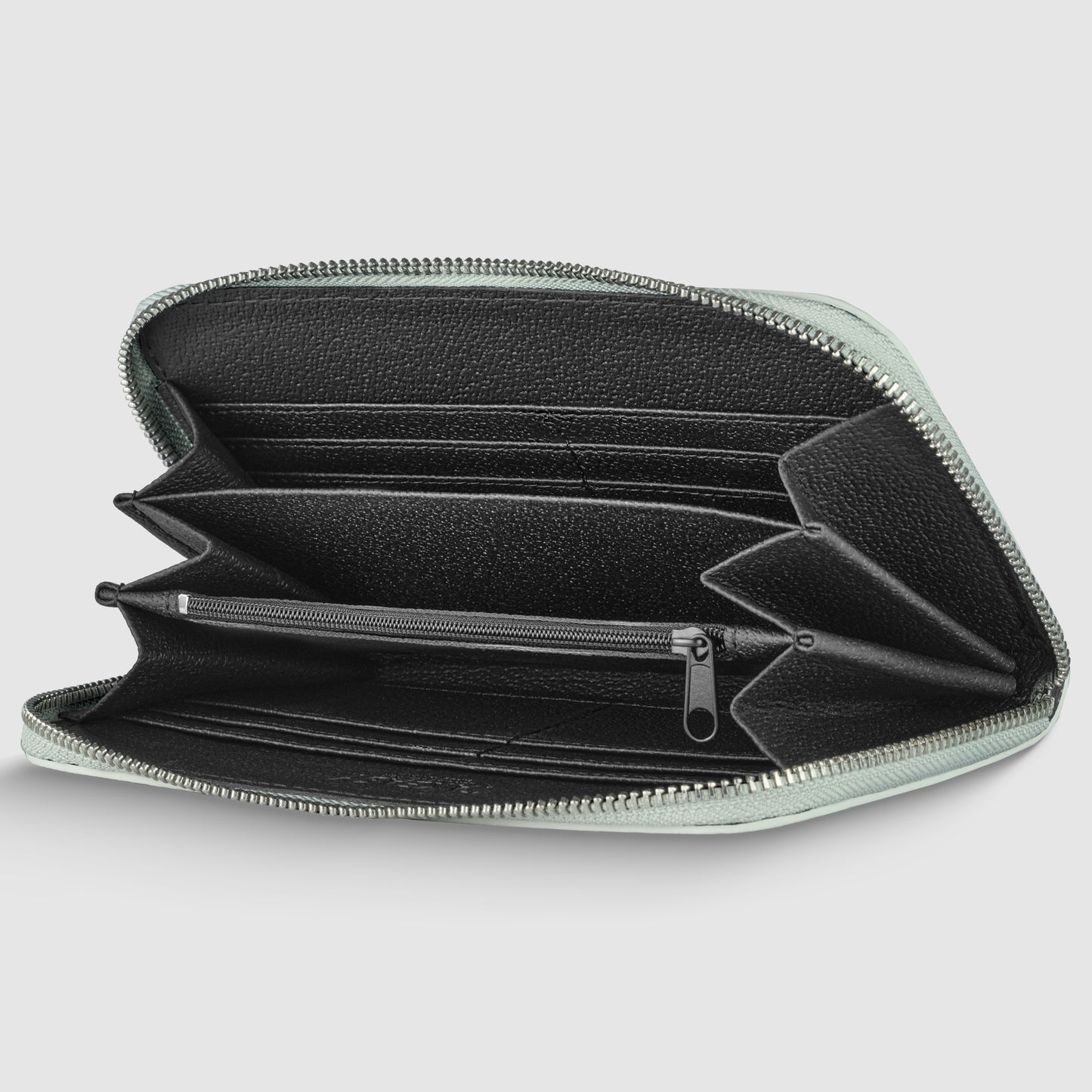 Metallic Calf Leather Wallet