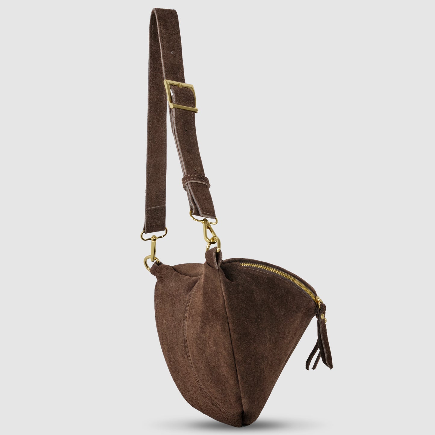 Suede Leather Crossbody Bag 211955