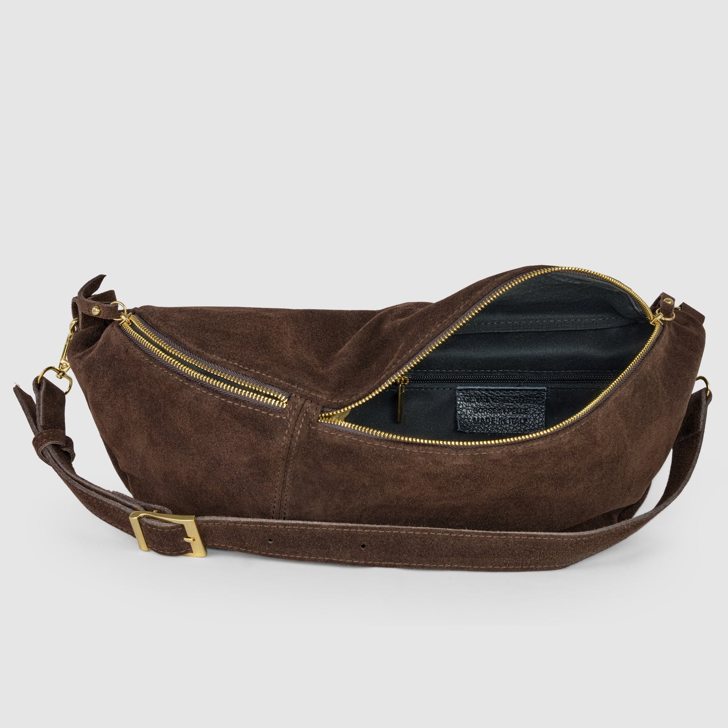 Suede Leather Crossbody Bag 211955