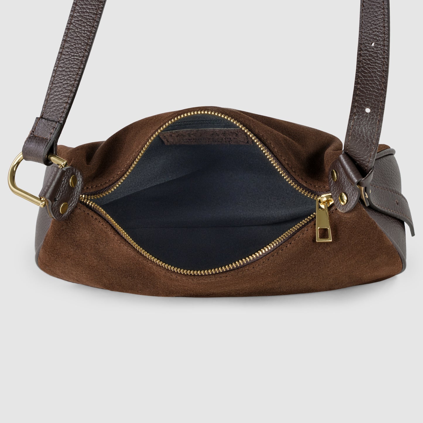 Suede Leather Crossbody Bag 242265