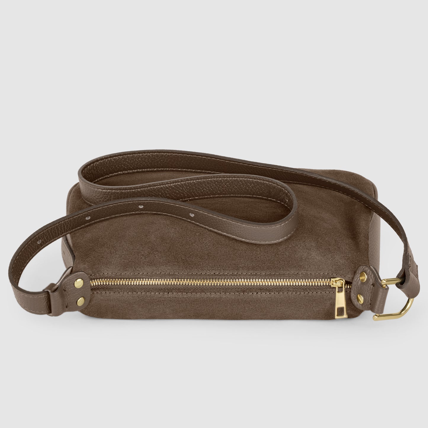 Suede Leather Crossbody Bag 242265