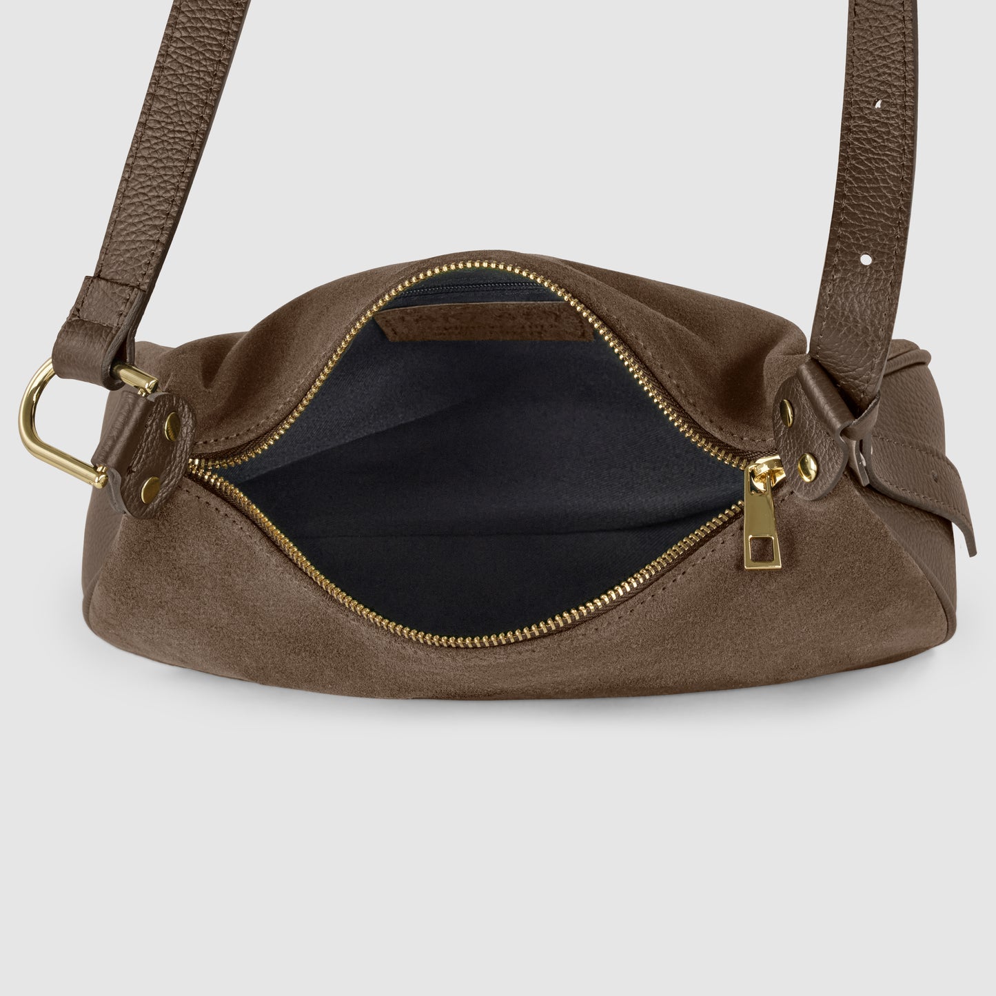 Suede Leather Crossbody Bag 242265