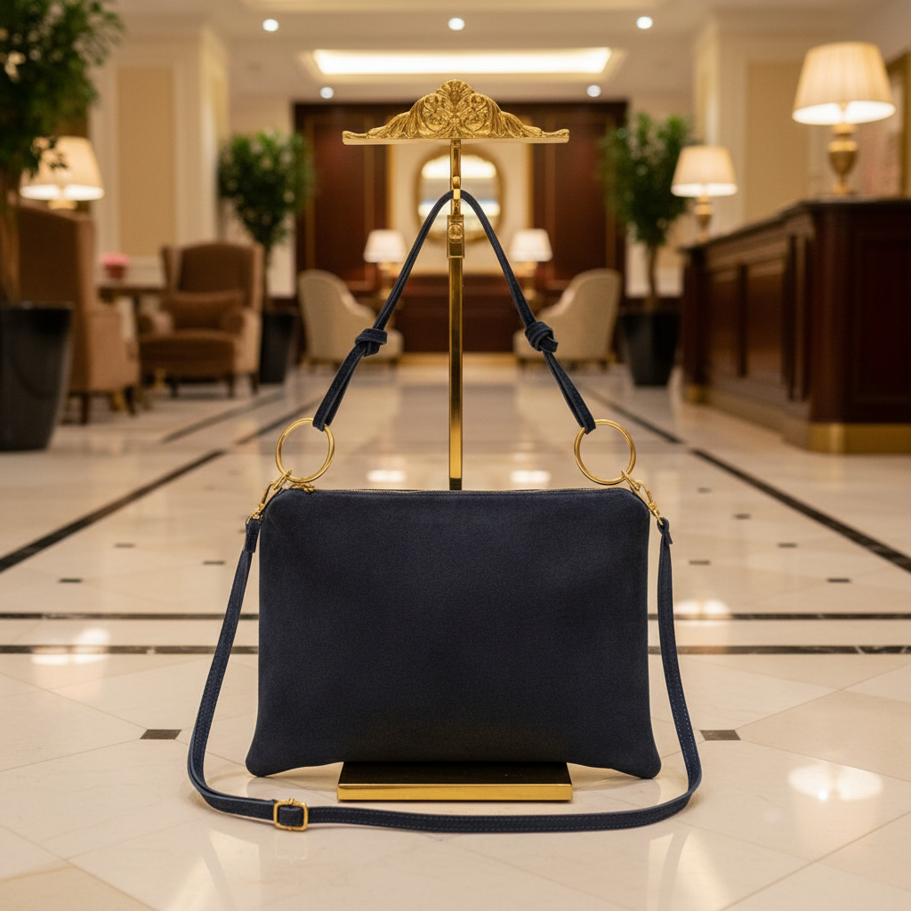 Suede Leather Shoulder Bag 171551