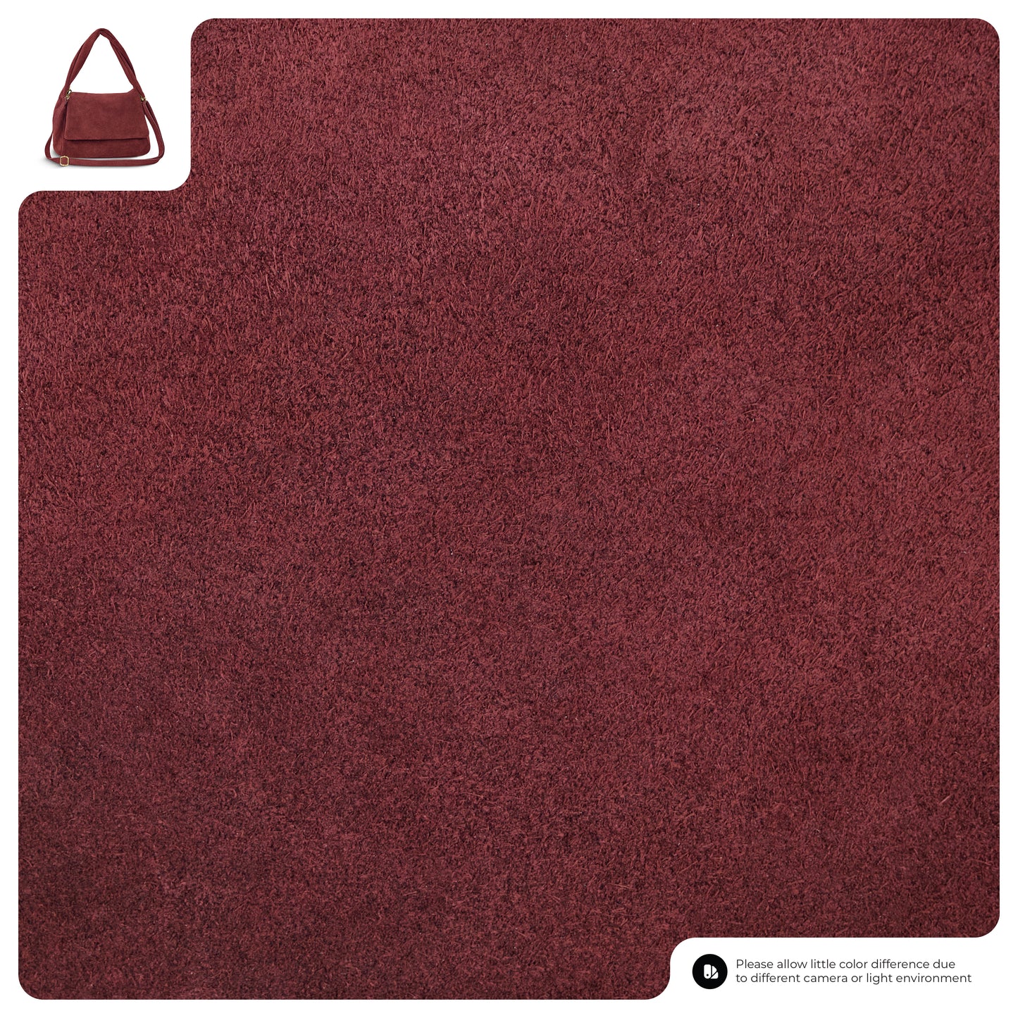 Suede Leather Top-Handle Bag 262495