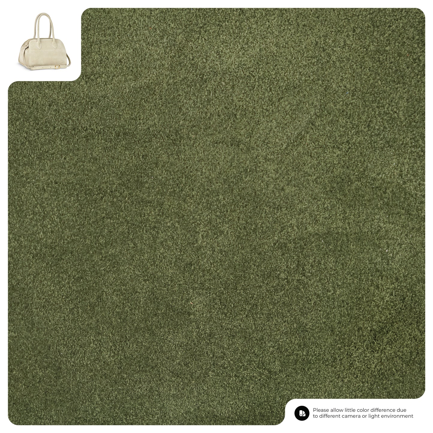 Suede Leather Top-Handle Bag 302811
