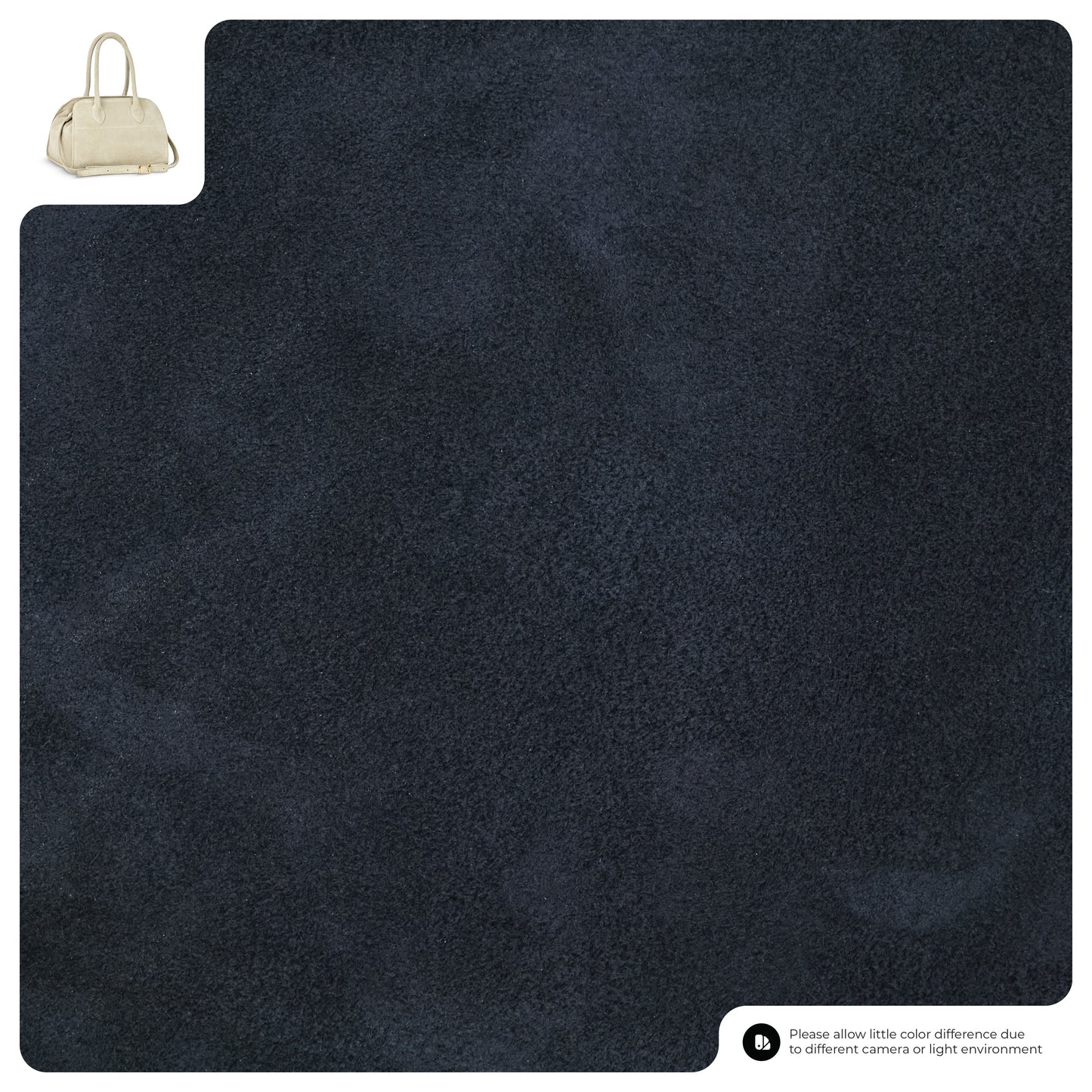 Suede Leather Top-Handle Bag 302811