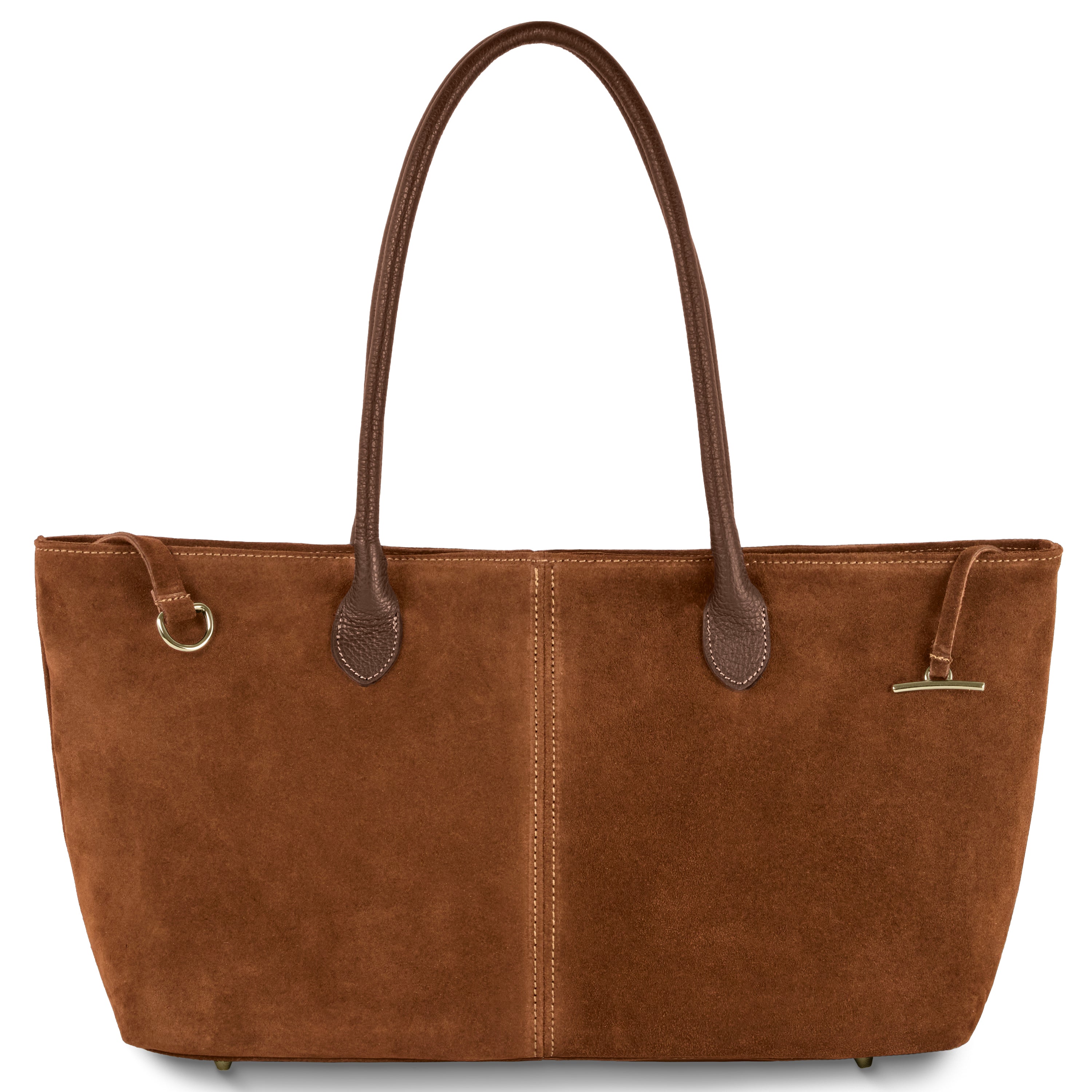 TAKEASY Soft Suede Shoulder Tote for Women, Medium Slouchy Handbag